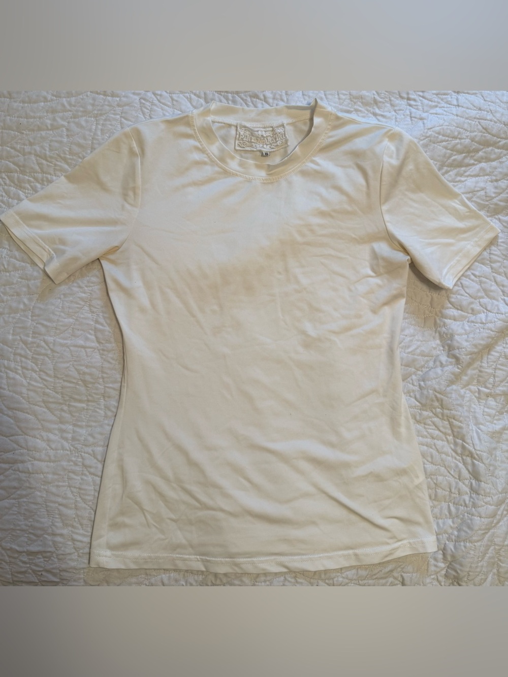 PINK MARTINI Classic White Crewneck Tee